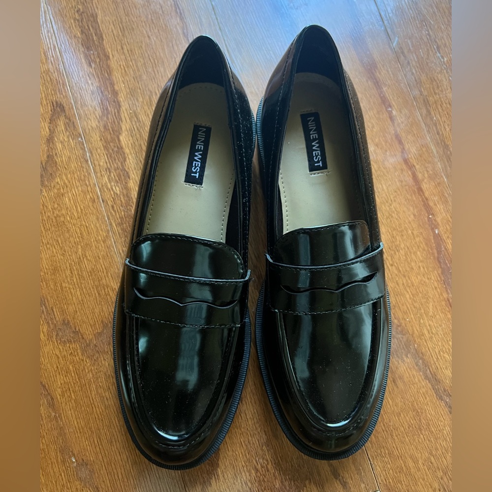 Black Nine West Loafers - brand new